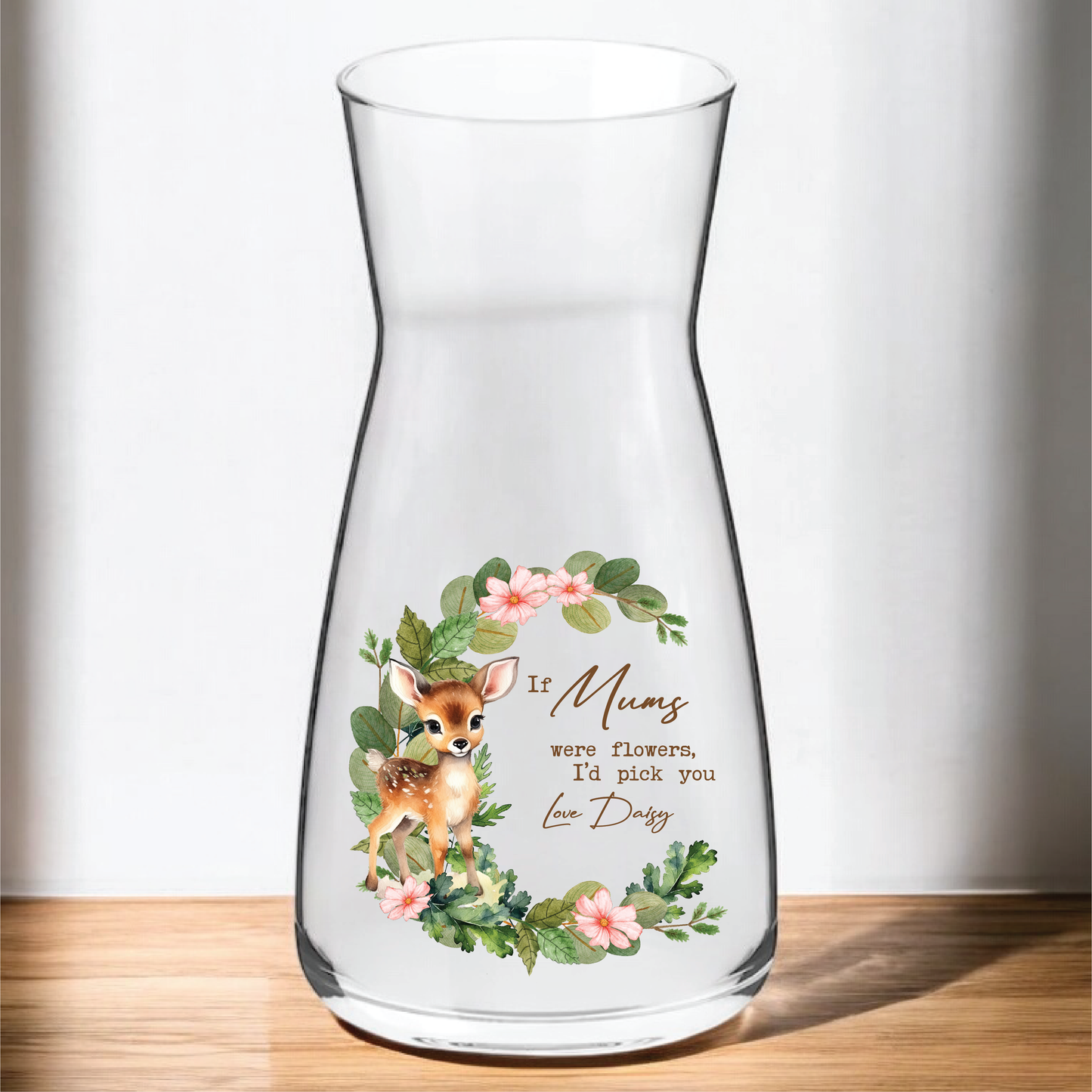 Personalised Woodland Animal Mother's Day Vase