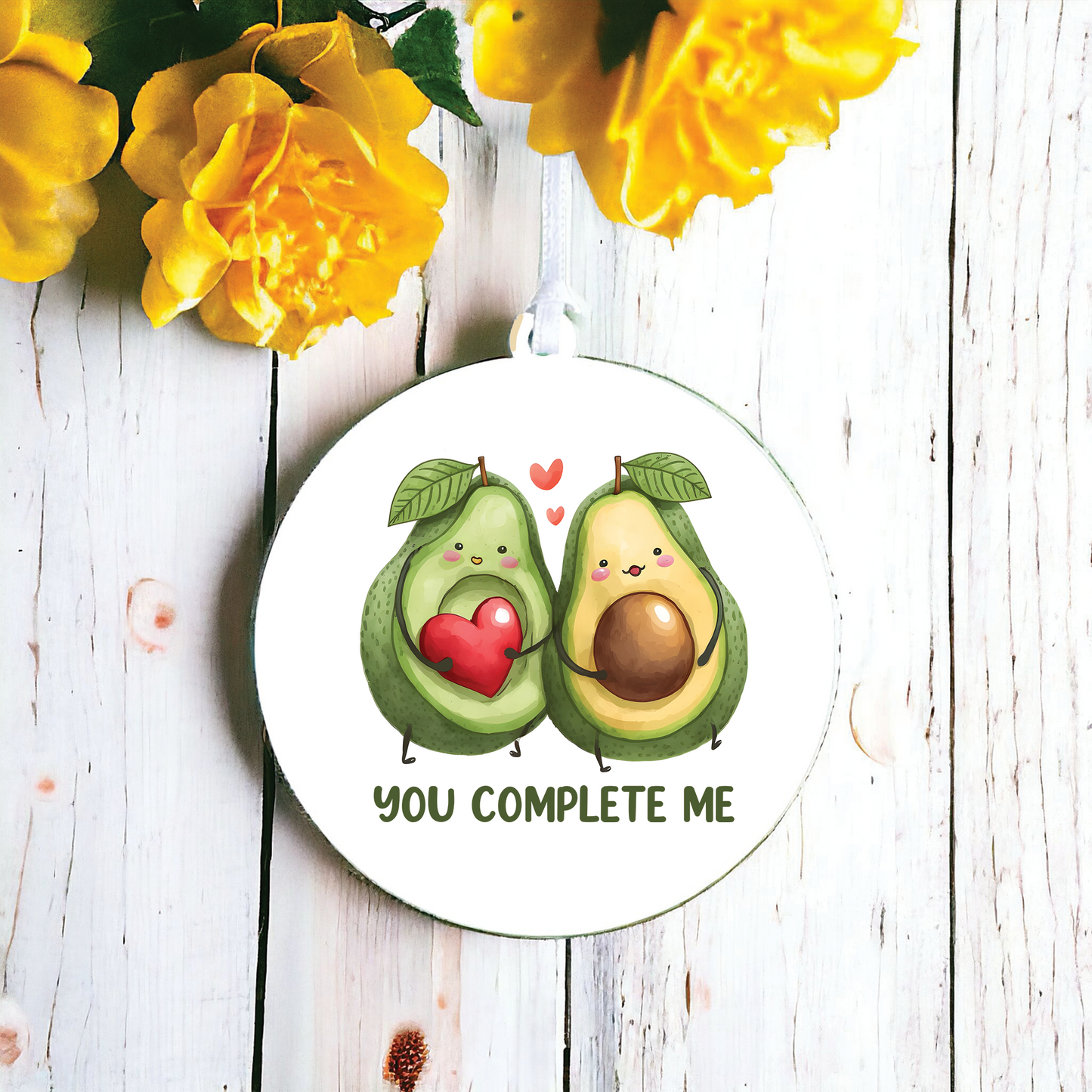 Funny Avocado Couple Love Decoration
