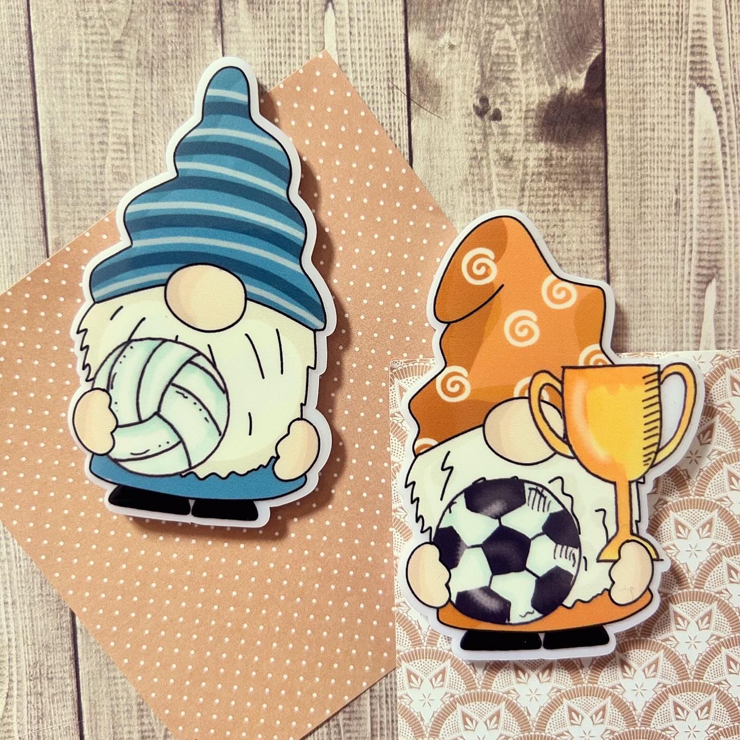 Sports Gonk Gnomes - Set of 2 Magnets - Style A