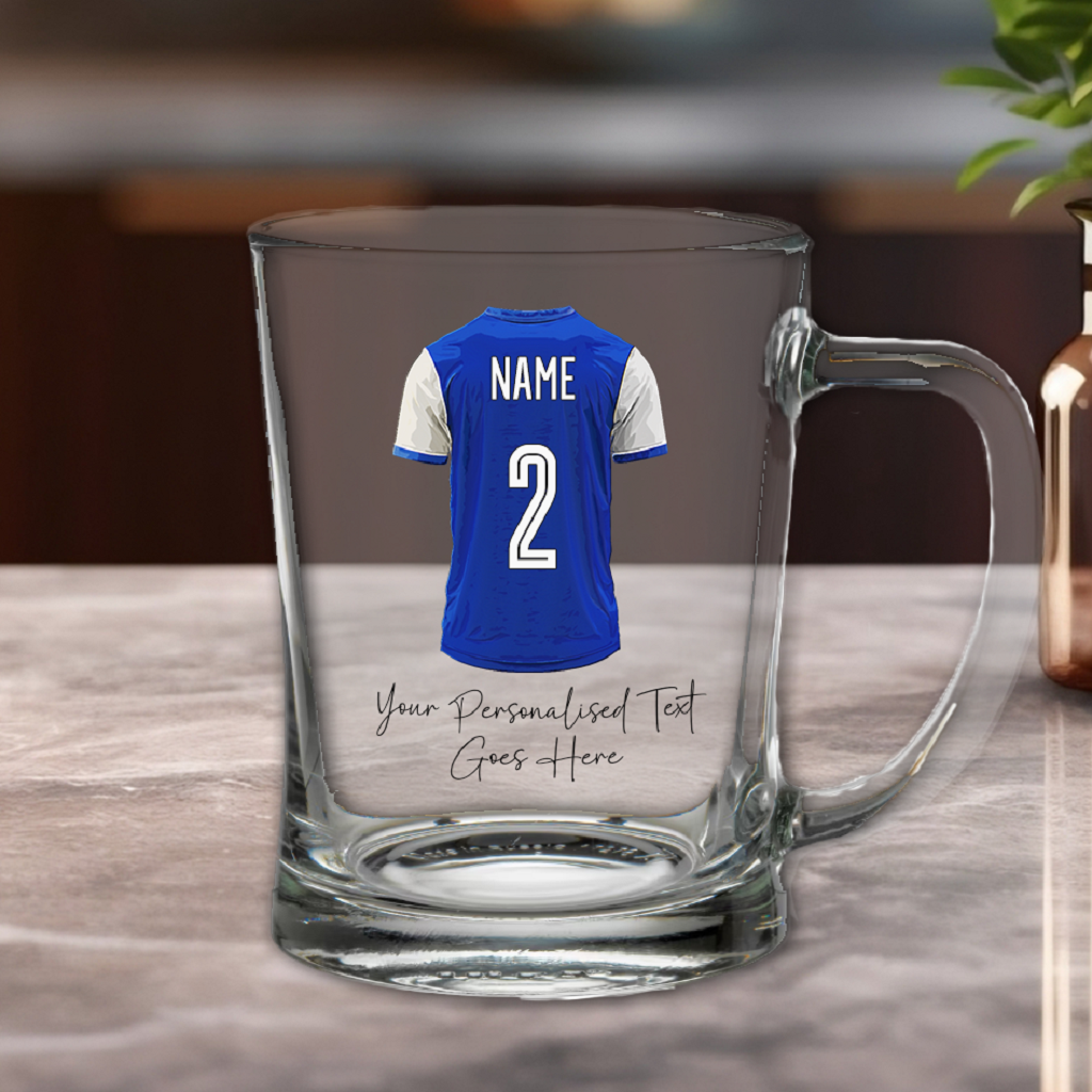Personalised Football Shirt Tankard Gift