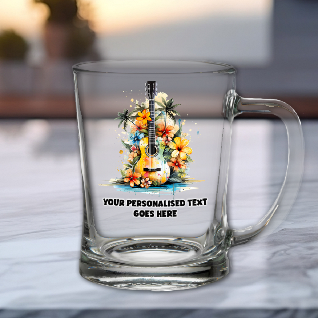 Personalised Acoustic Guitar Tankard Gift