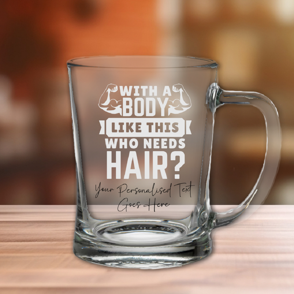 Personalised Body Hair Tankard Gift