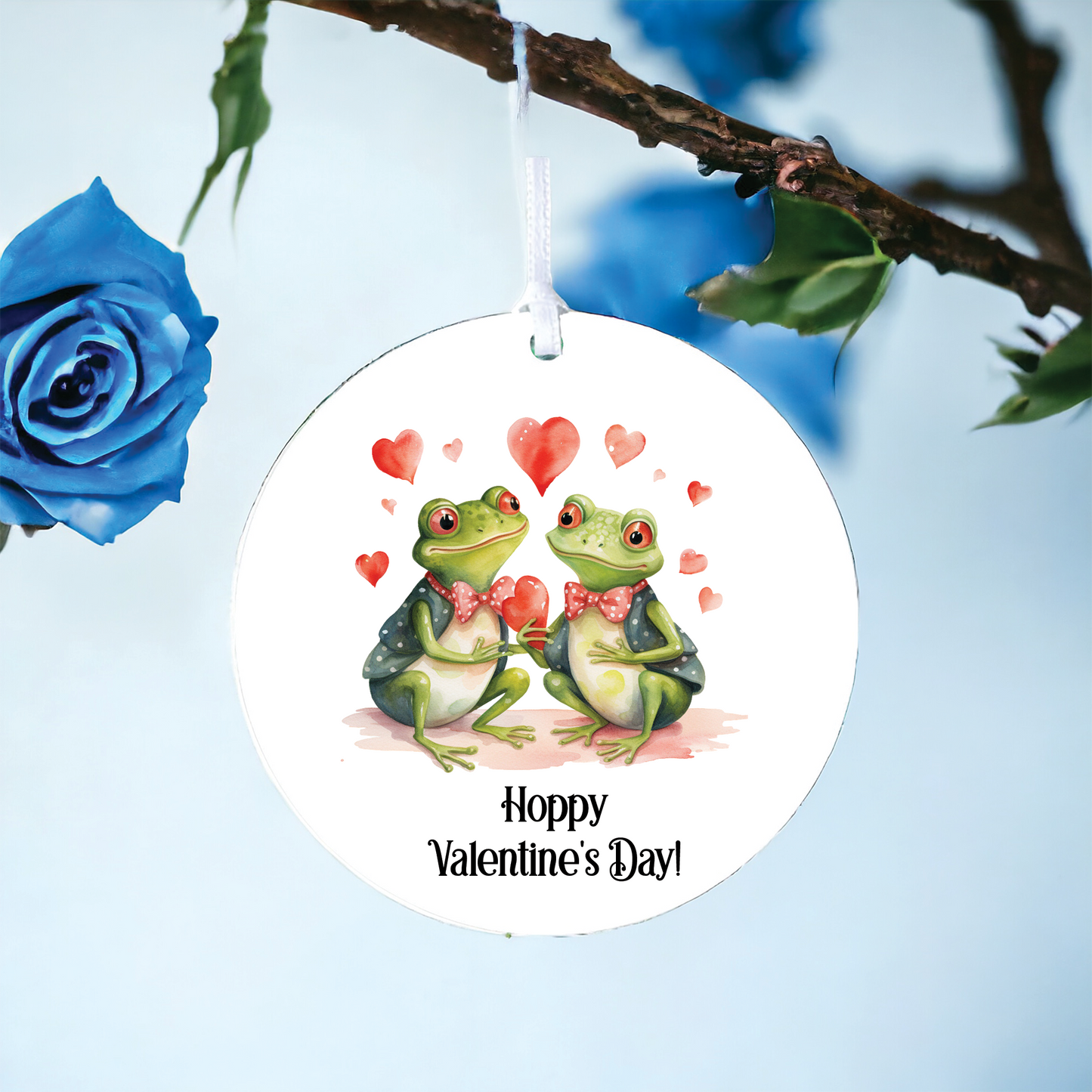 Personalised Frog Valentine's Couple Gift