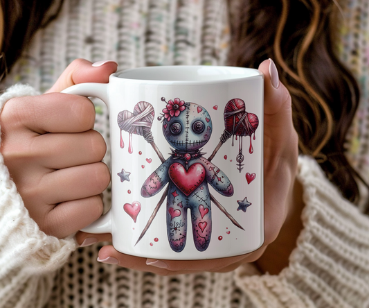 Personalised Keepsake Voodoo Doll - Gift Mug, by Floppsie Moppsie – floppsiemoppsie at floppsiemoppsie.co.uk