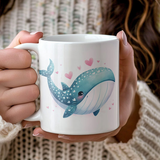 Personalised Keepsake Whale Shark Gift Mug, by Floppsie Moppsie – floppsiemoppsie at floppsiemoppsie.co.uk