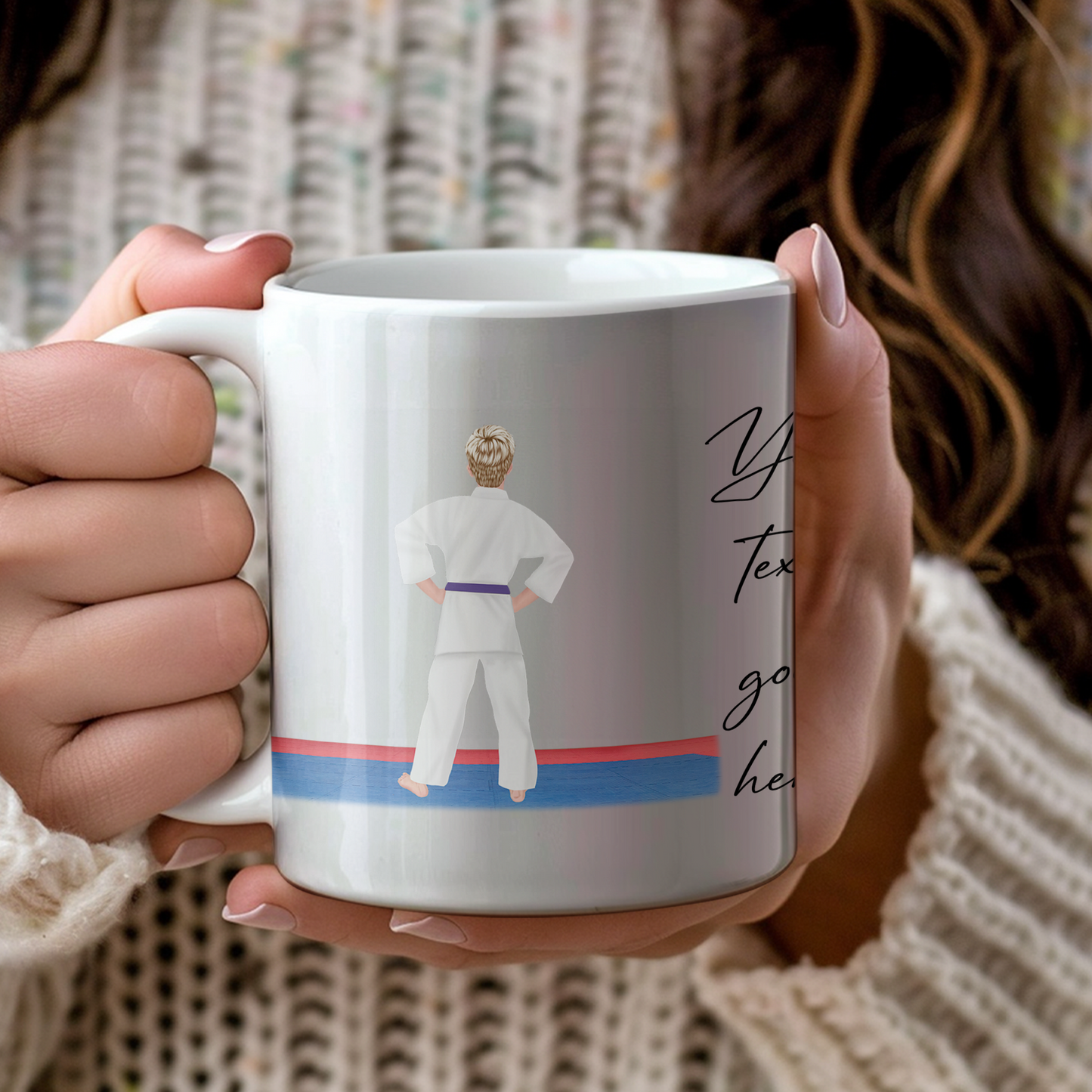 Personalised Karate, Judo, Ju Jitsu, Taekwondo Martial Arts Gi Creator - Mug