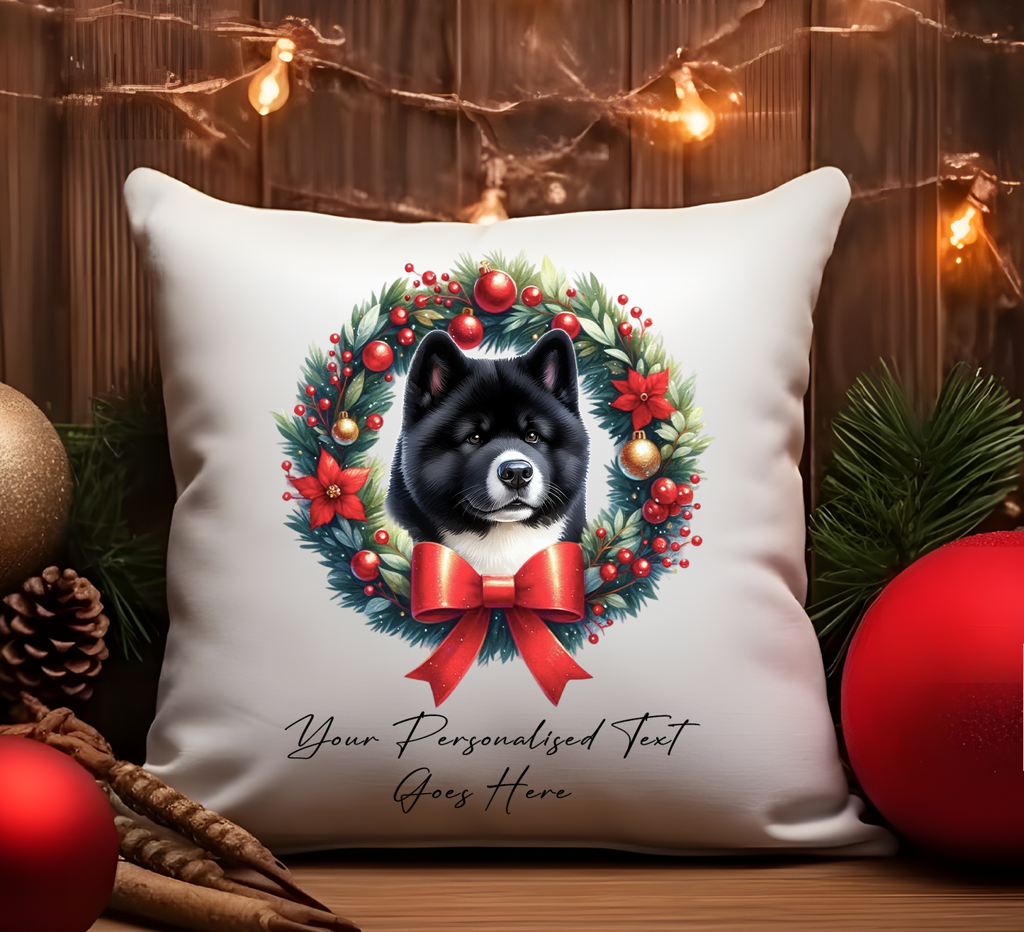 Sheep Christmas Pun Gift Cushion