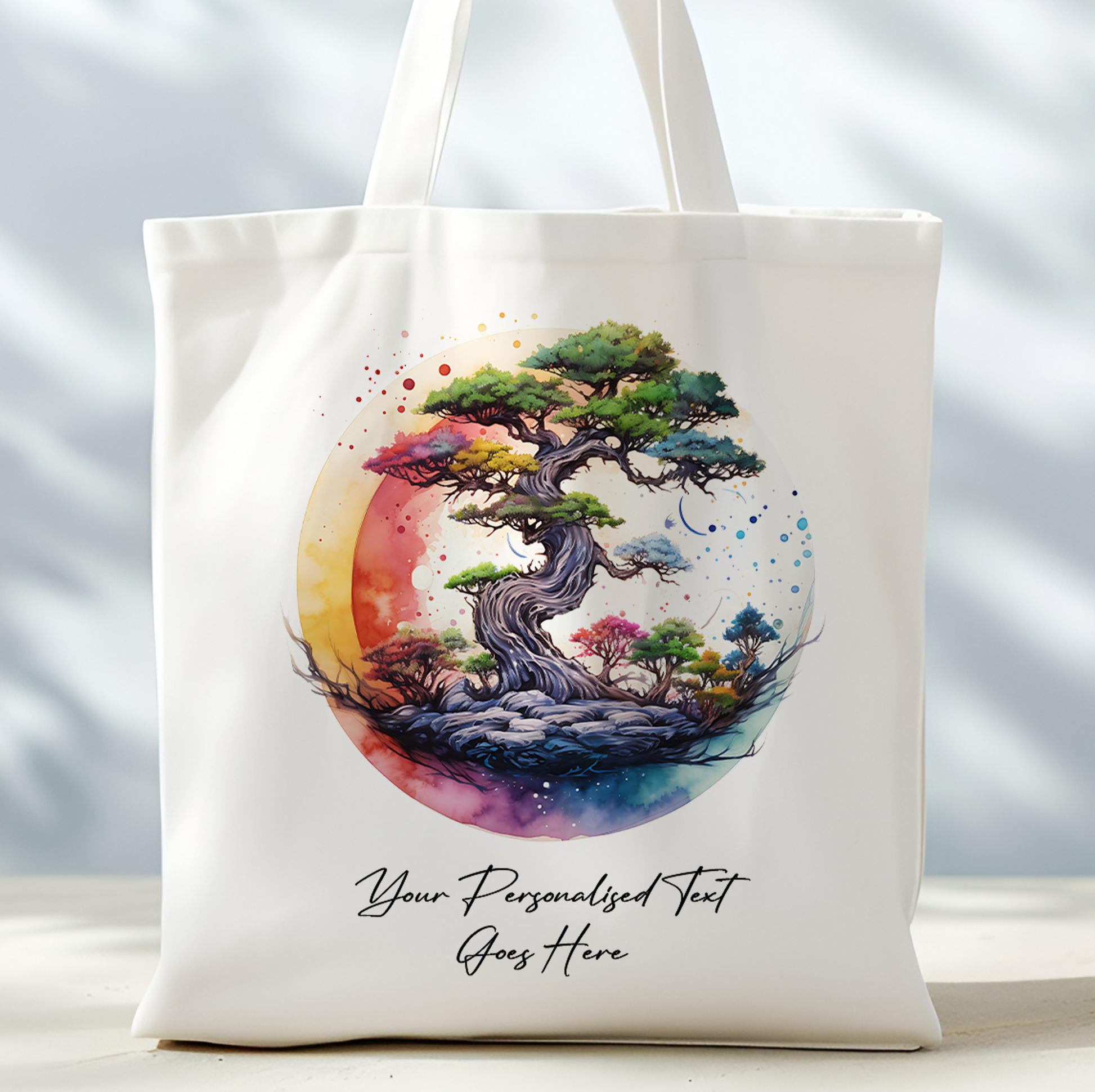 personalised bonsai tree Personalised Bonsai Zen Tote Bag