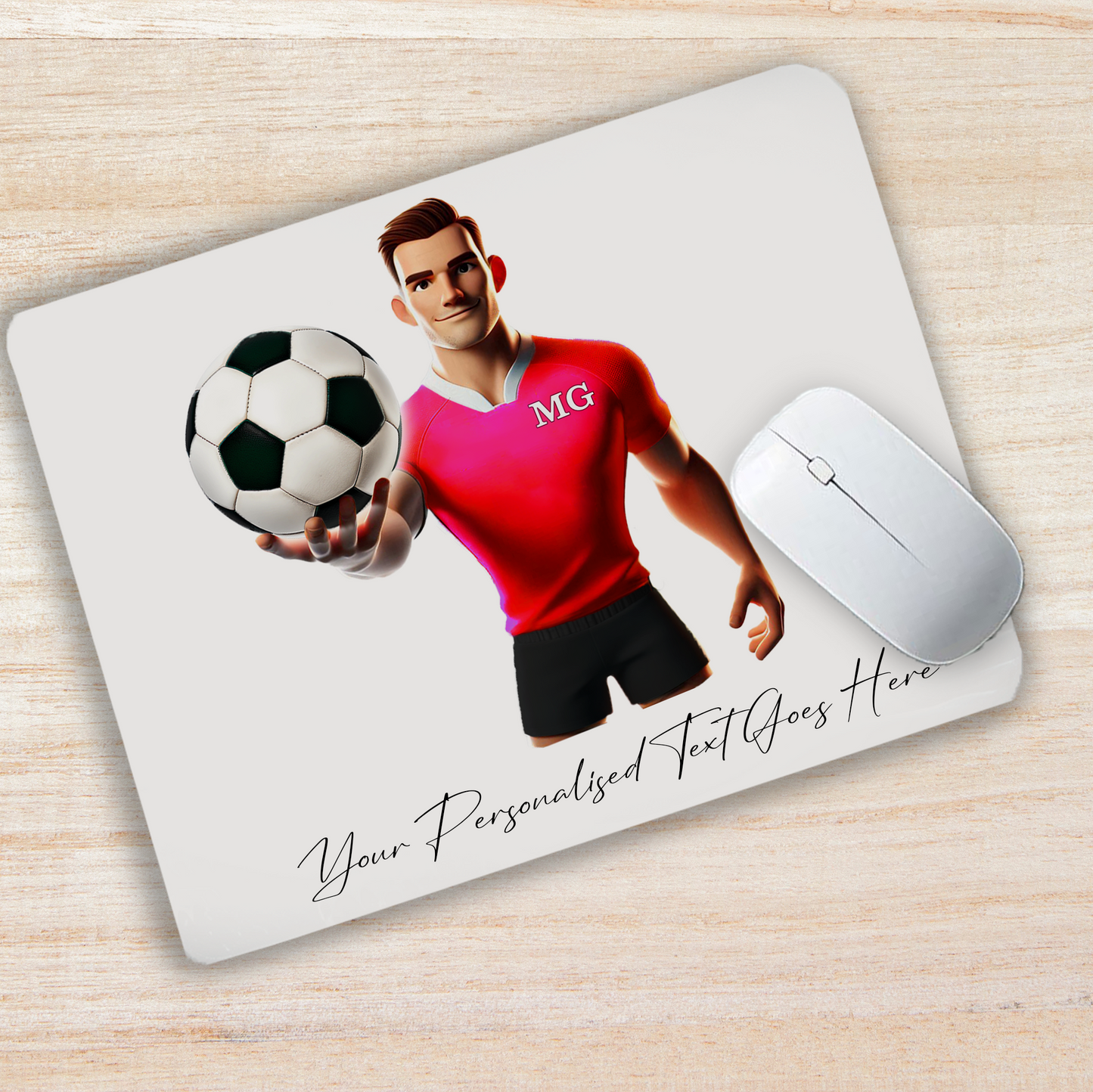 Personalised Football Team Shirt Creator - Mouse Mat