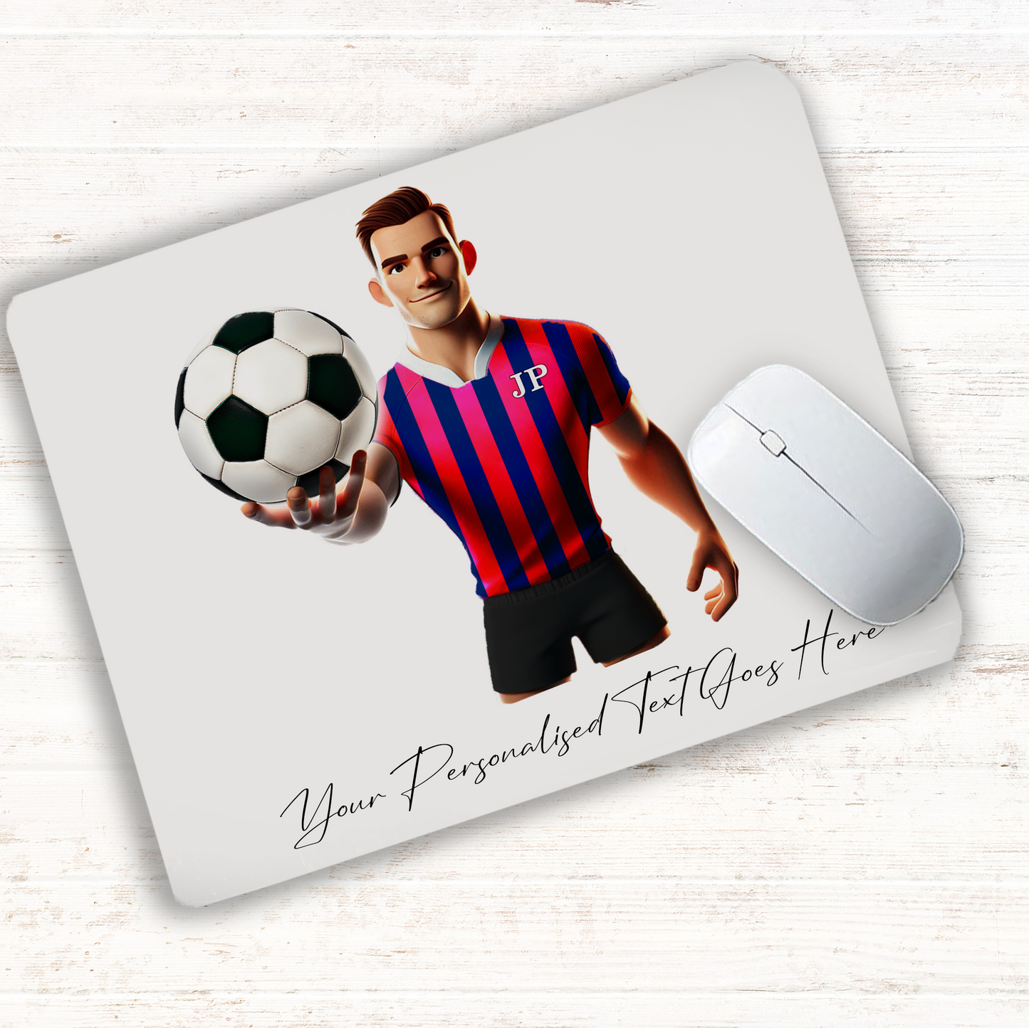 Personalised Football Team Shirt Creator - Mouse Mat