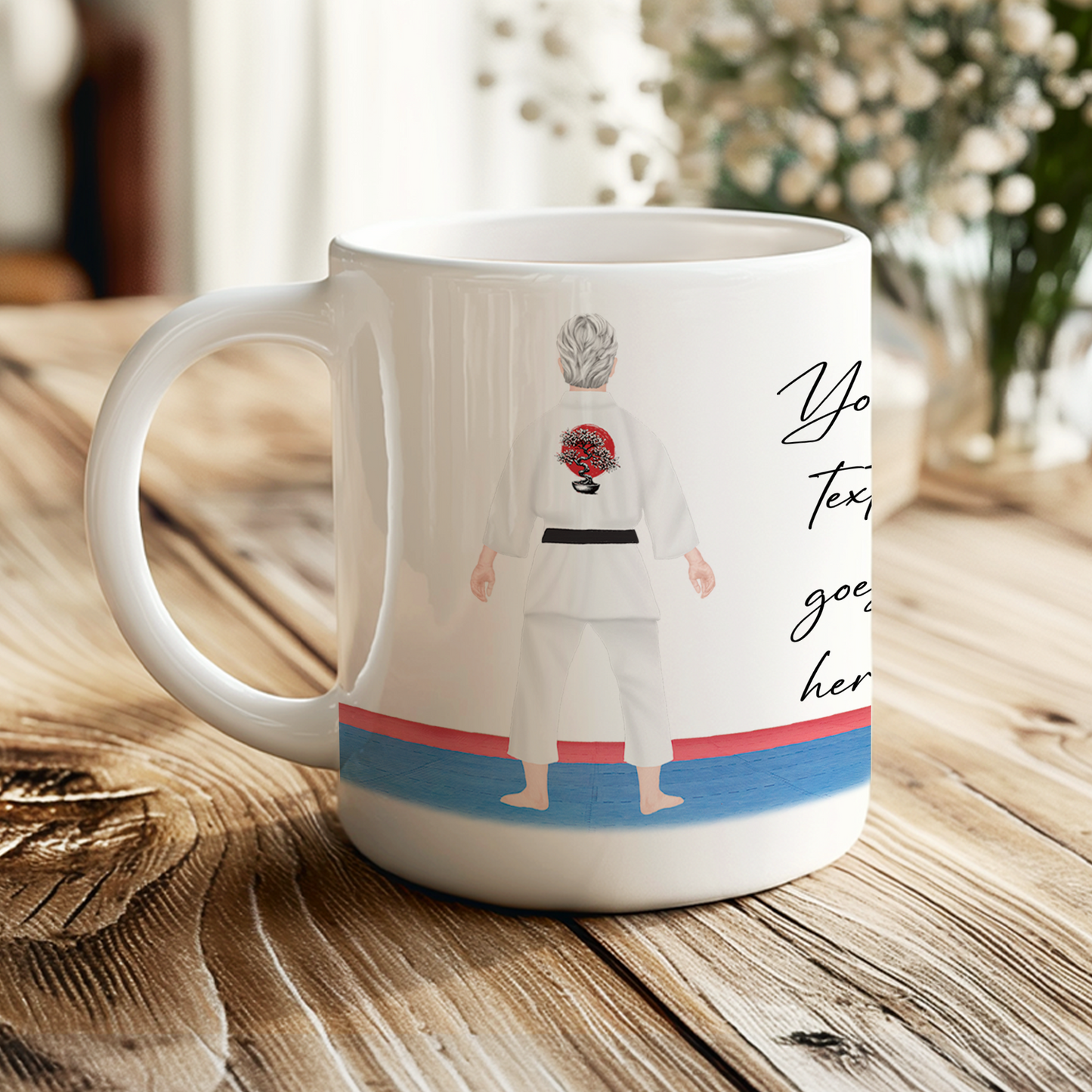 Personalised Karate, Judo, Ju Jitsu, Taekwondo Martial Arts Gi Creator - Mug