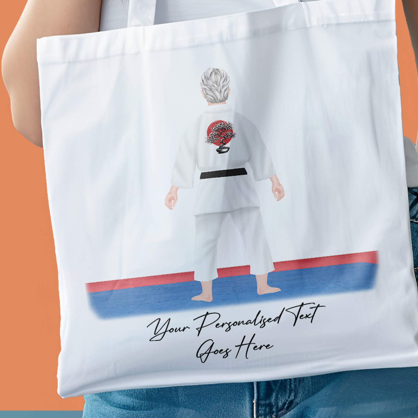 Personalised Karate, Judo, Ju Jitsu, Taekwondo Martial Arts Gi Creator - Tote Bag