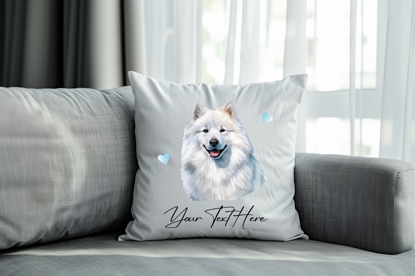 Personalised Rottweiler Hearts Cushion Pet Keepsake Gift