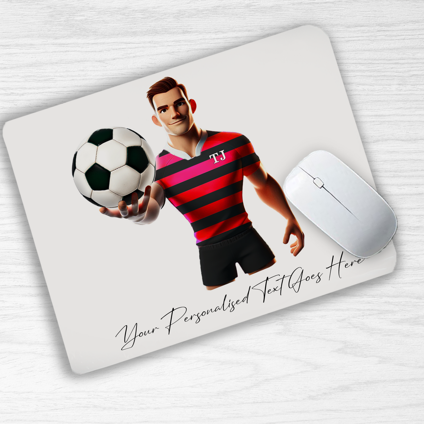Personalised Football Team Shirt Creator - Mouse Mat