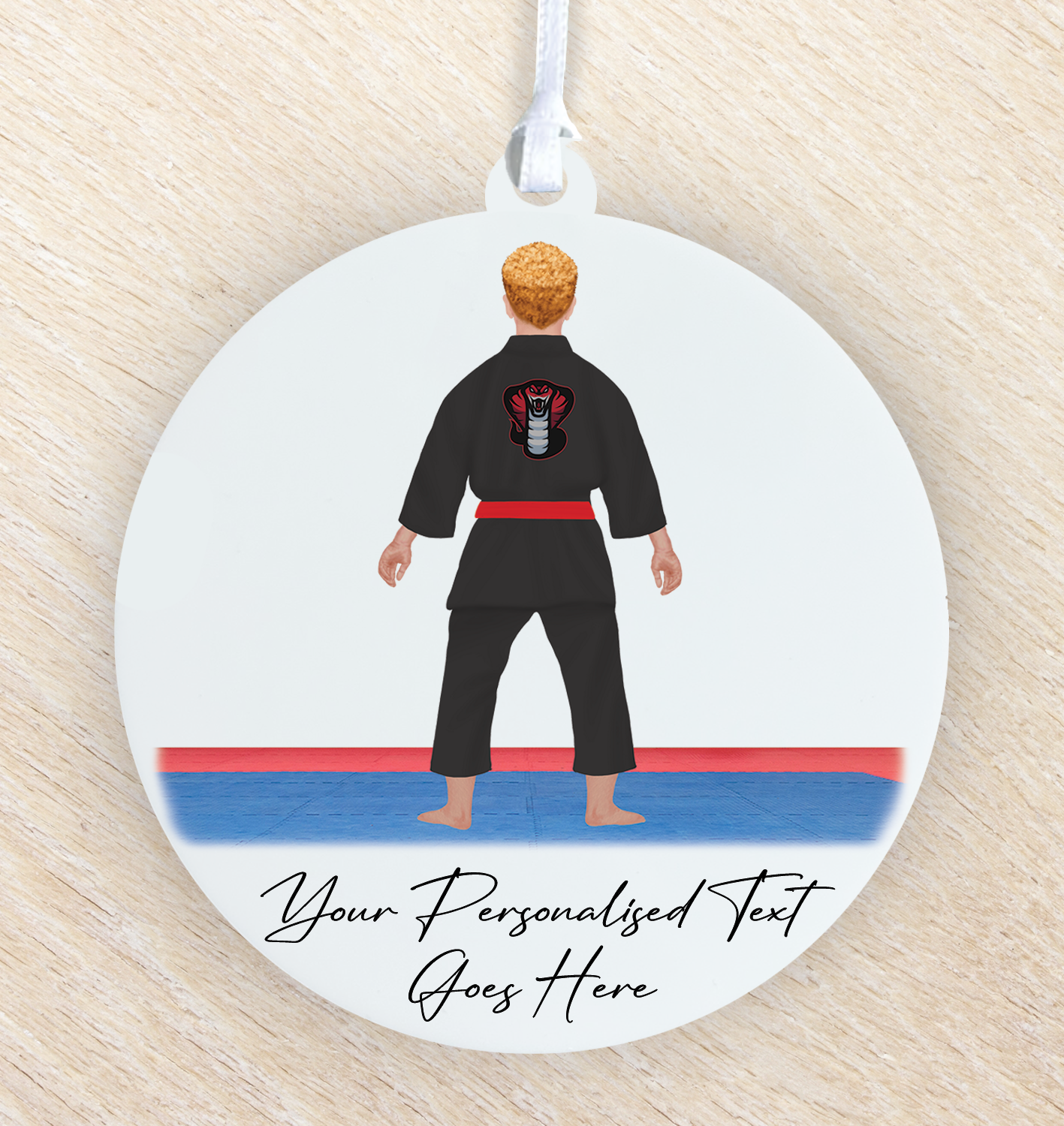 Personalised Karate, Judo, Ju Jitsu, Taekwondo Martial Arts Gi Creator - Hanging Decoration