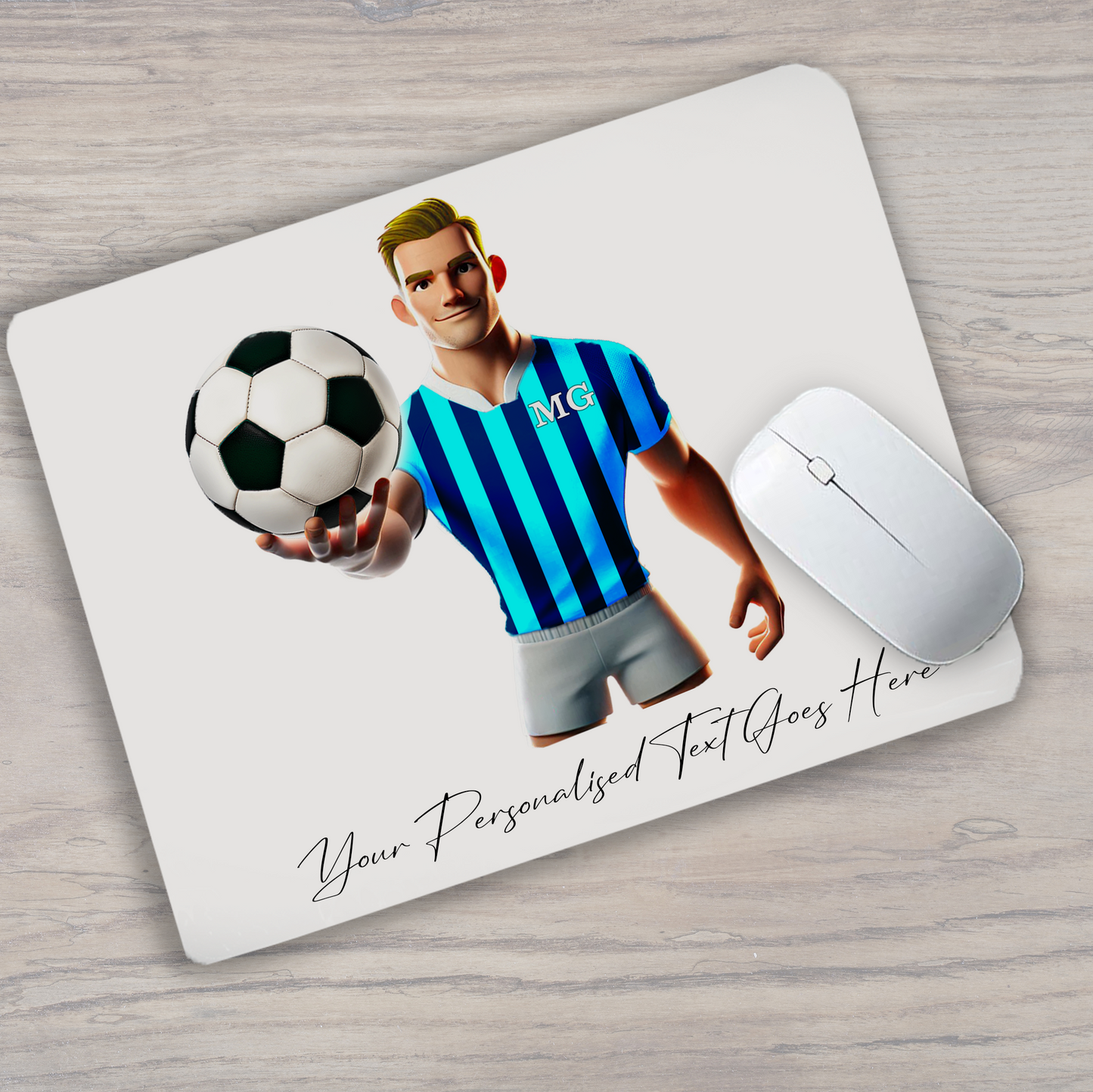 Personalised Football Team Shirt Creator - Mouse Mat