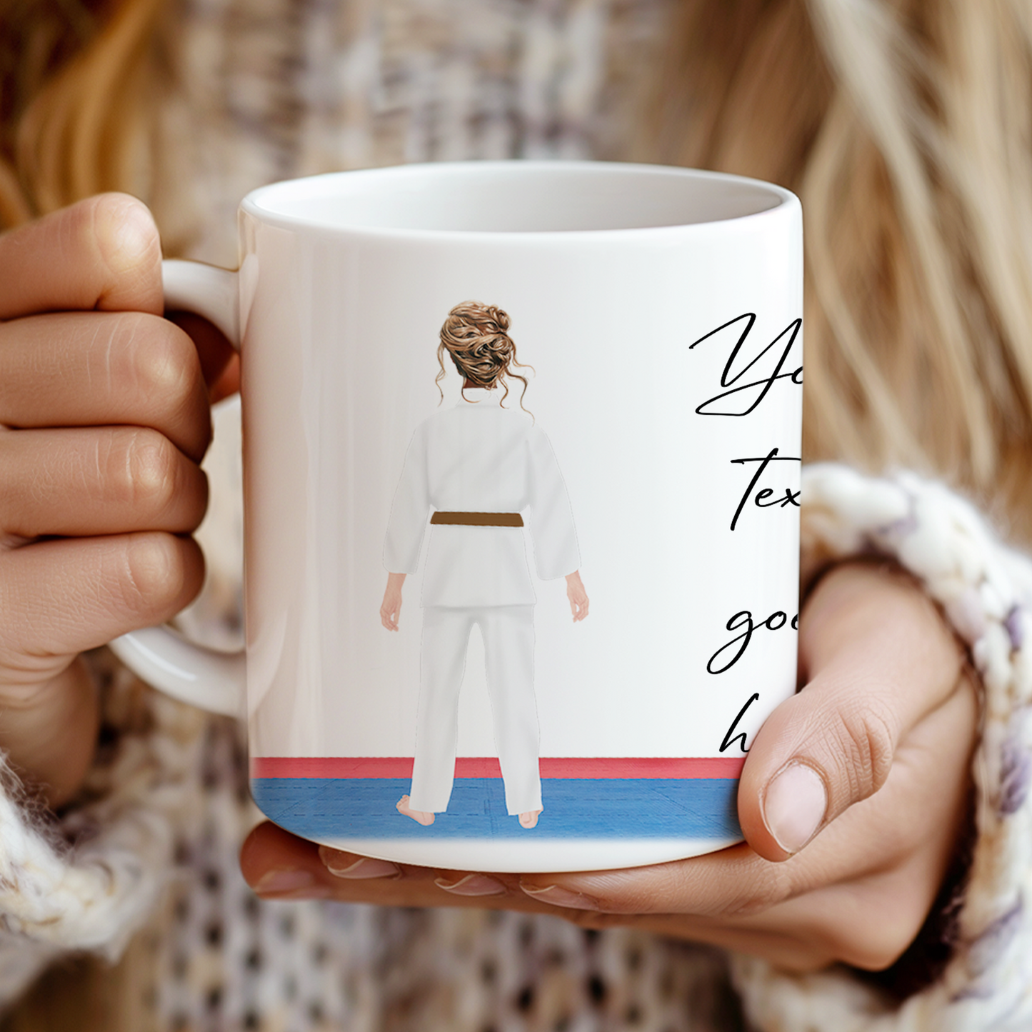 Personalised Karate, Judo, Ju Jitsu, Taekwondo Martial Arts Gi Creator - Mug