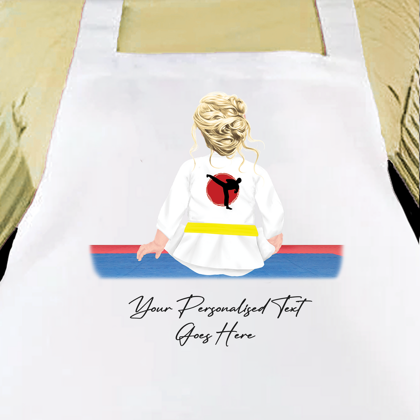 Personalised Karate, Judo, Ju Jitsu, Taekwondo Martial Arts Gi Creator - Apron