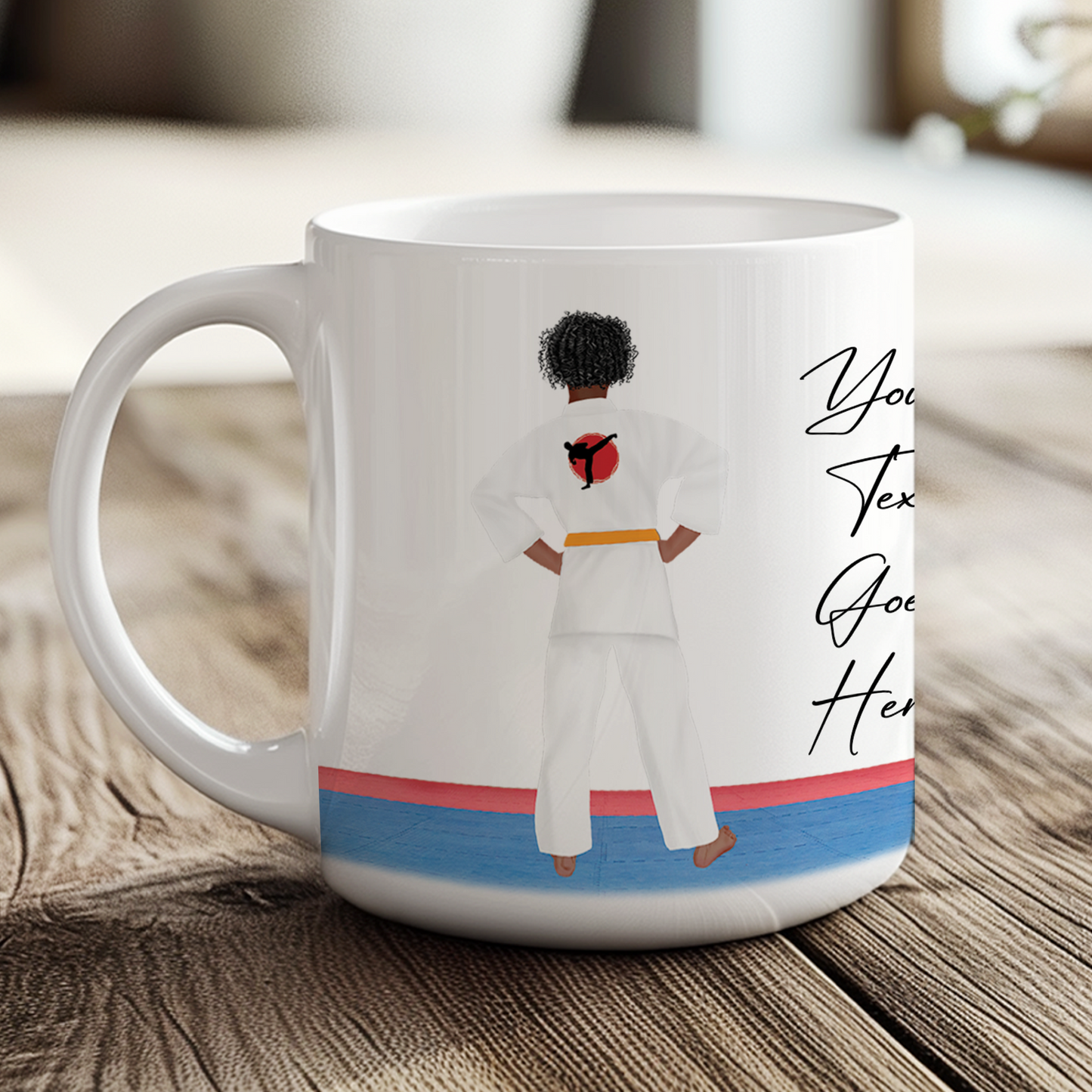 Personalised Karate, Judo, Ju Jitsu, Taekwondo Martial Arts Gi Creator - Mug