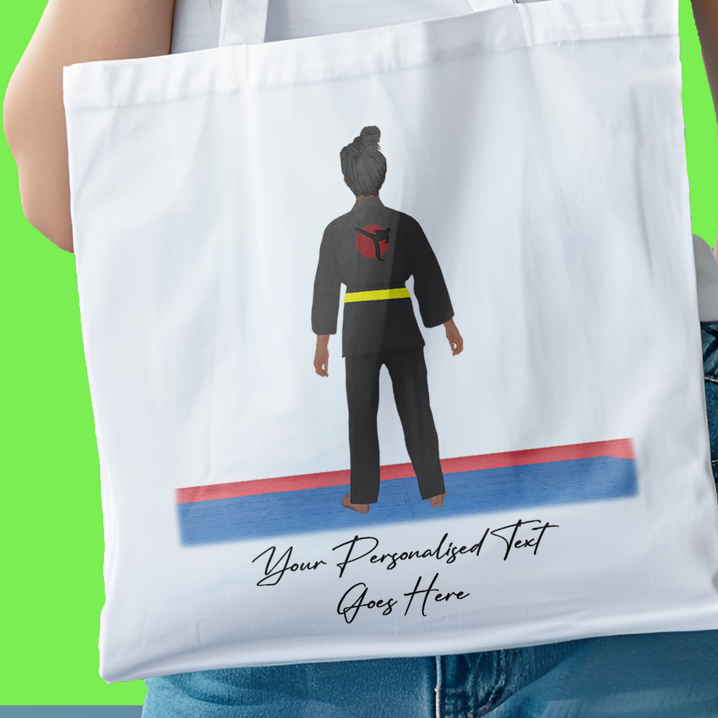 Personalised Karate, Judo, Ju Jitsu, Taekwondo Martial Arts Gi Creator - Tote Bag
