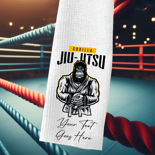 Personalised Jiu Jitsu - Martial Arts Sports Gift Towel