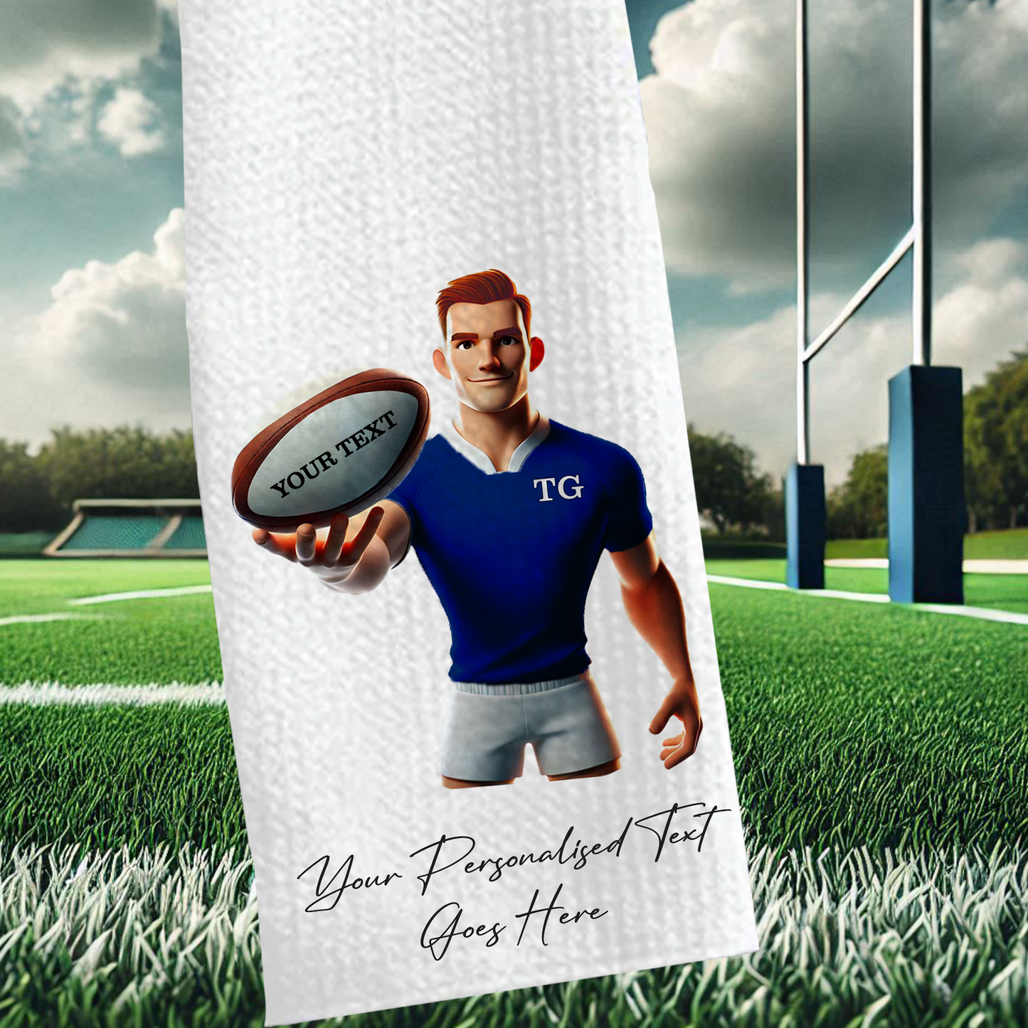Personalised Rugby Team Shirt Creator - Sports Towel