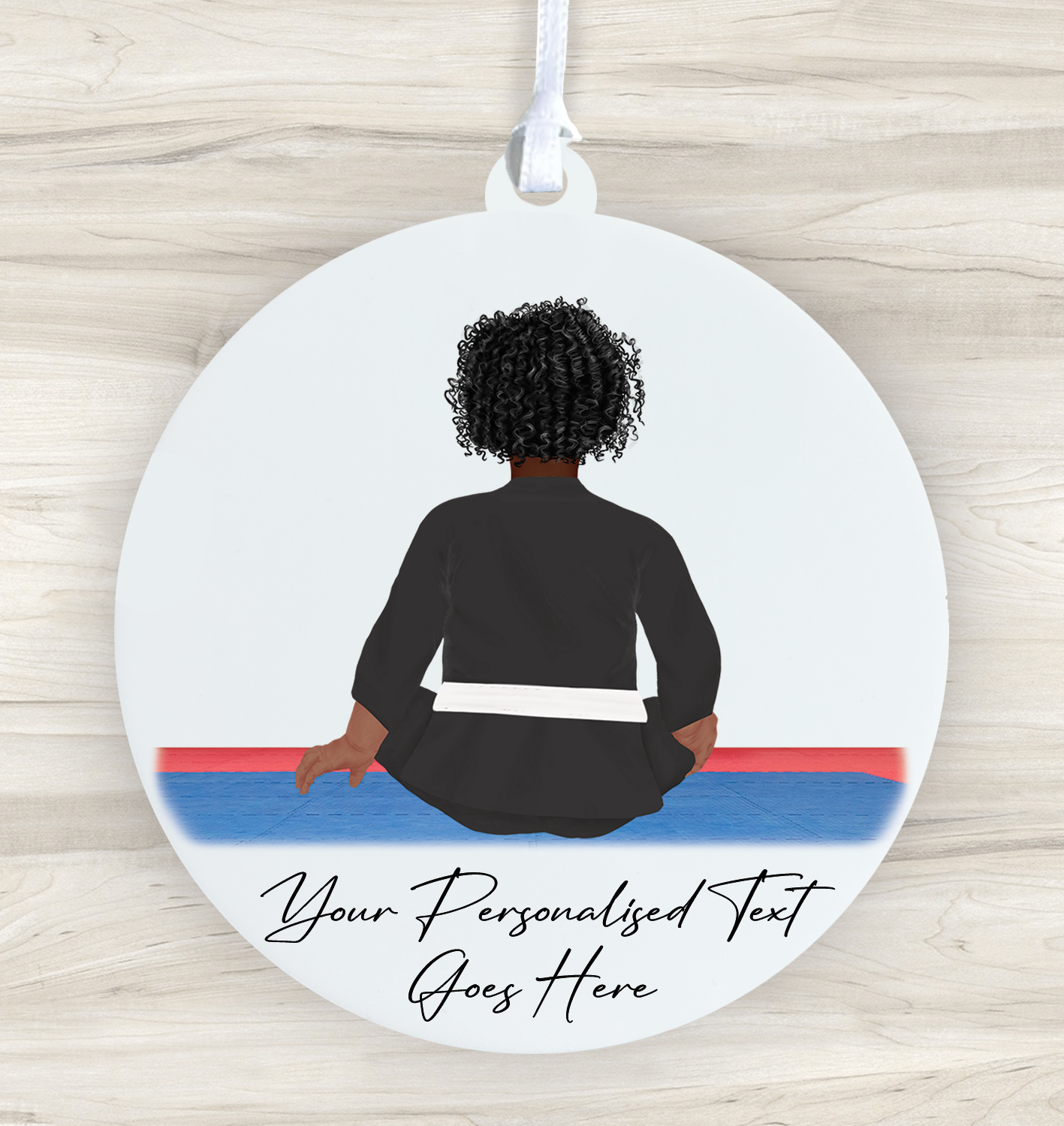 Personalised Karate, Judo, Ju Jitsu, Taekwondo Martial Arts Gi Creator - Hanging Decoration