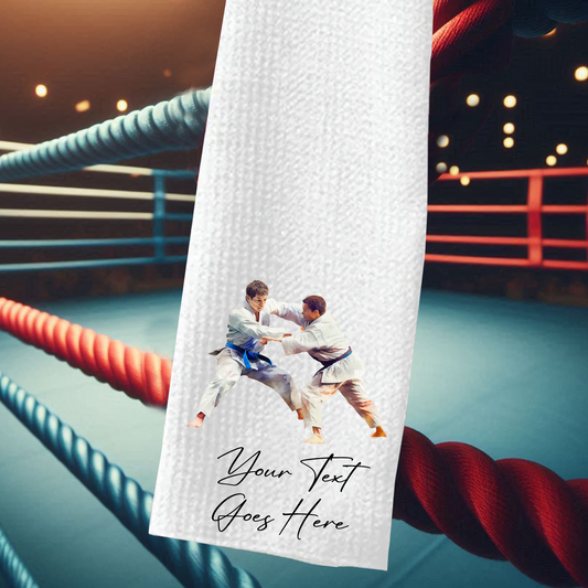 Personalised Judo - Martial Arts Sports Gift Towel