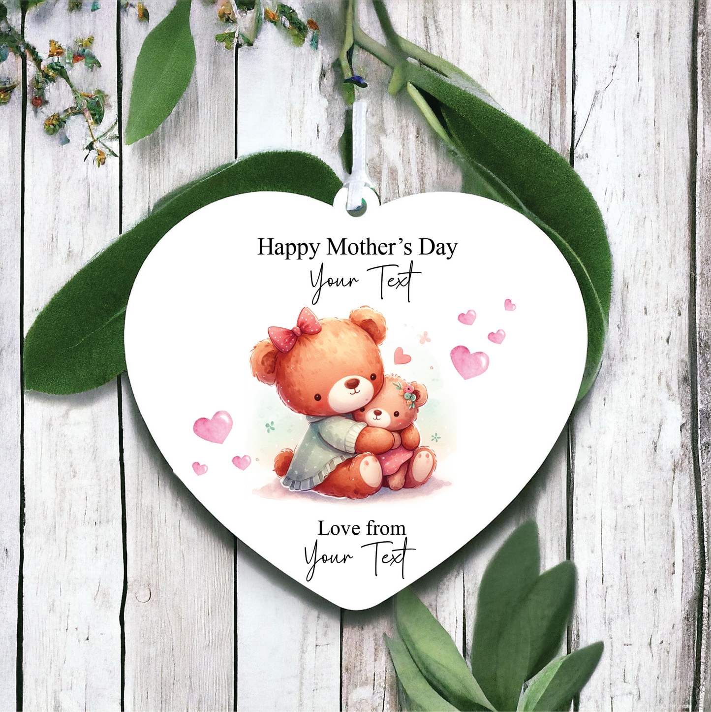 Personalised Mother's Day Teddy Bear Decoration