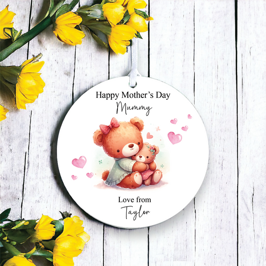 Personalised Mother's Day Teddy Bear Decoration