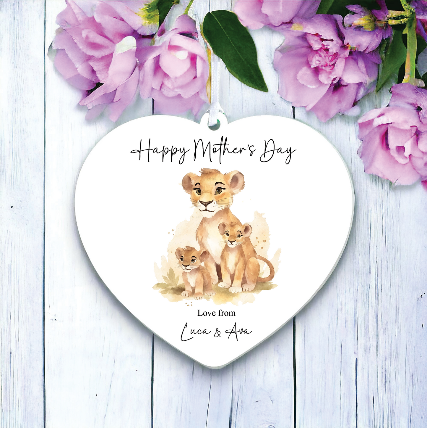 Personalised Mother's Day Lioness Decoration