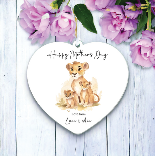 Personalised Mother's Day Lioness Decoration