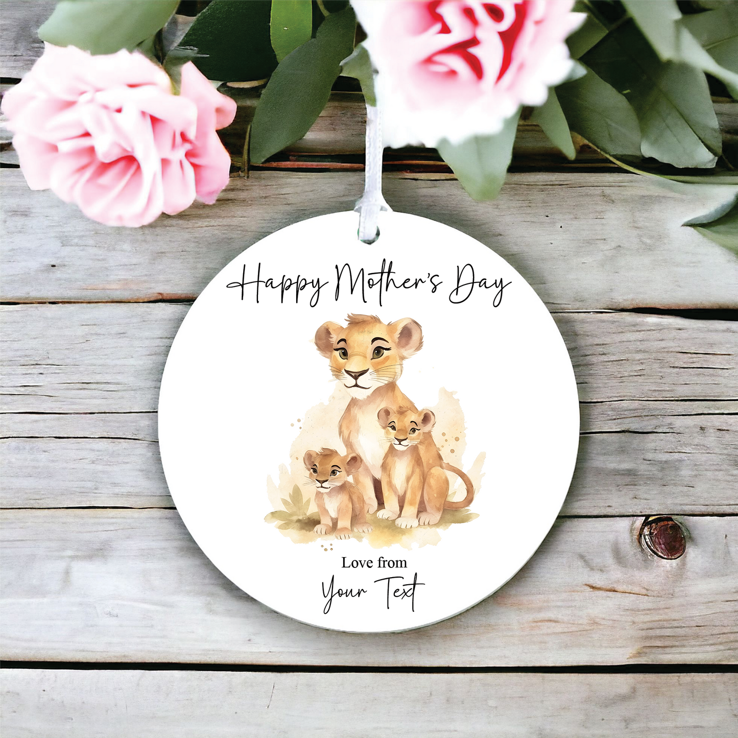 Personalised Mother's Day Lioness Decoration