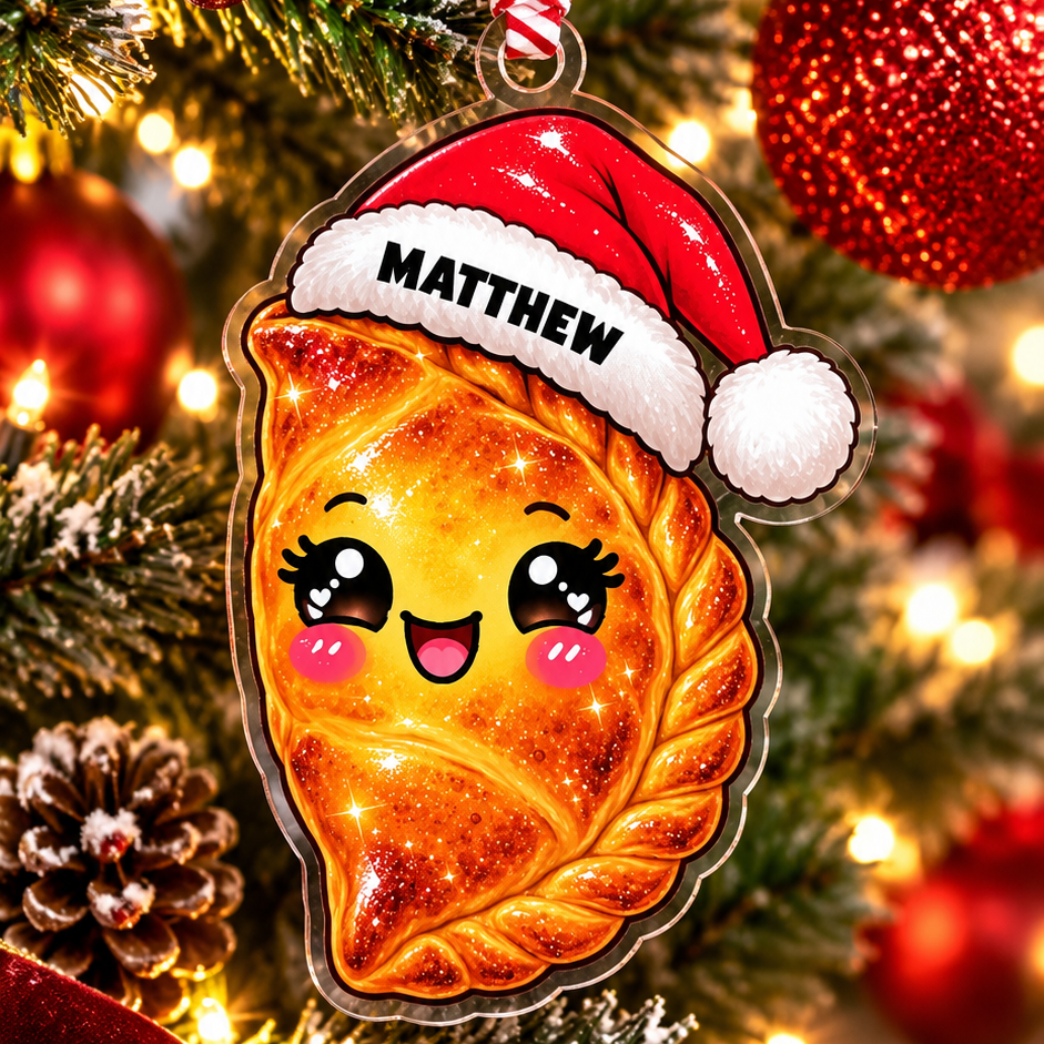 Personalised Kitsch Funny Christmas Food Baubles