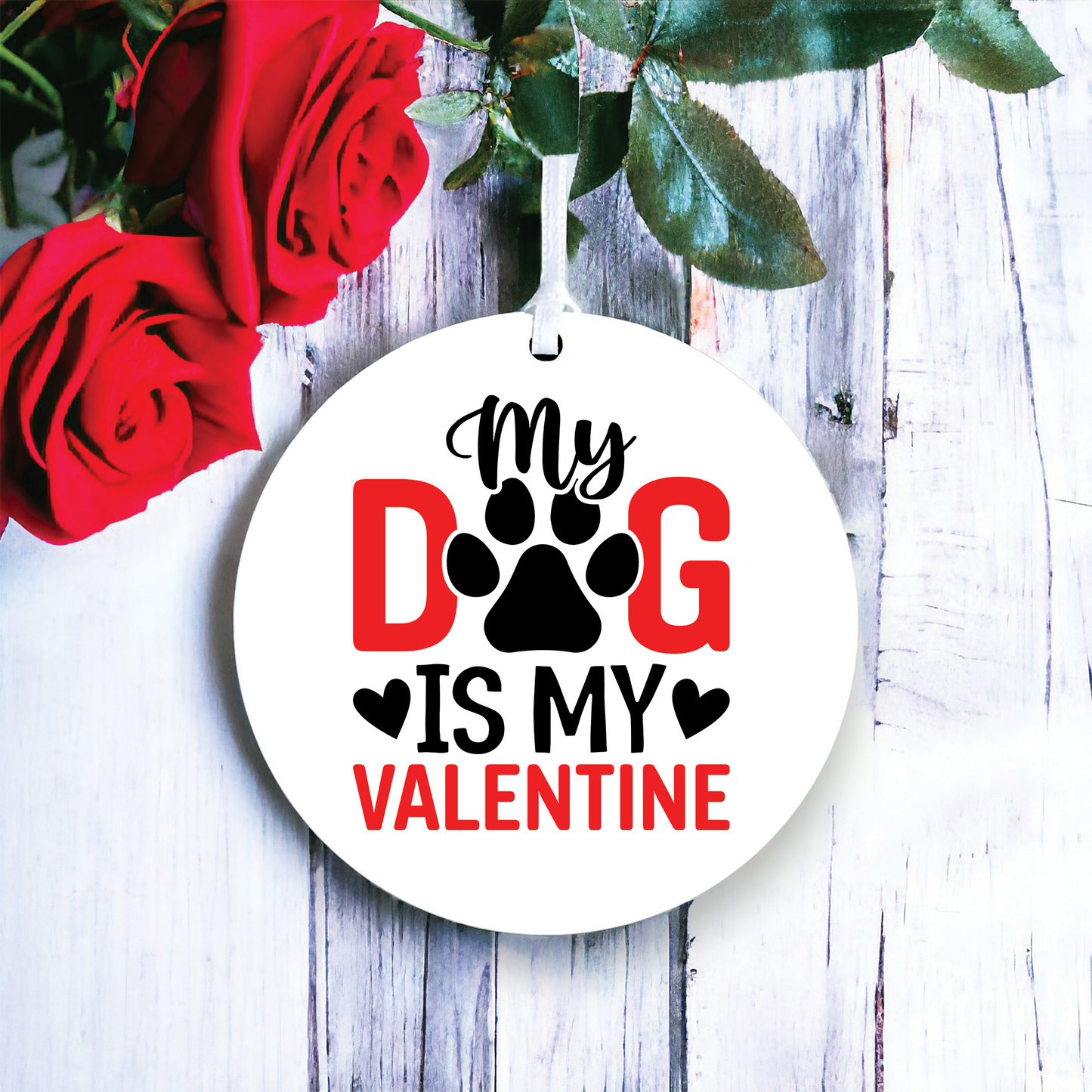 Valentine's Day Dog Hanging Gift