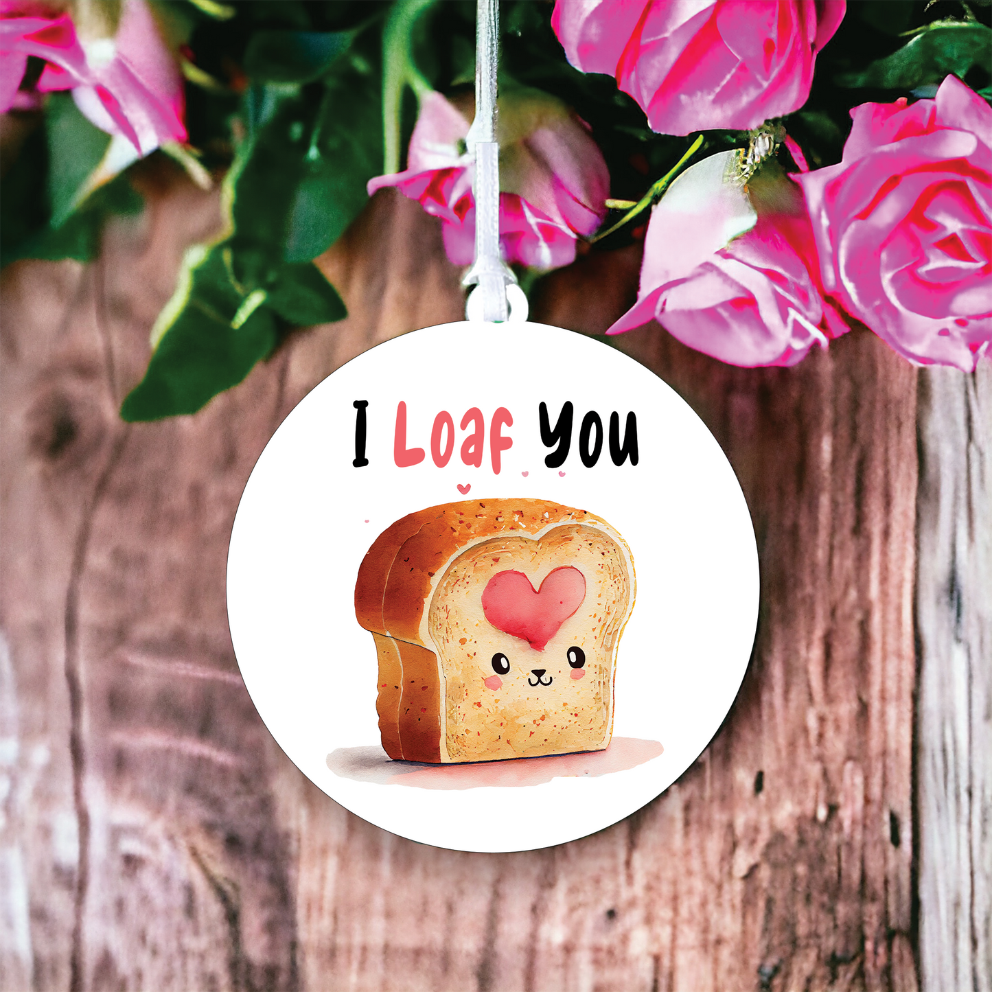 Funny Valentine's Day Bread Pun Decoration