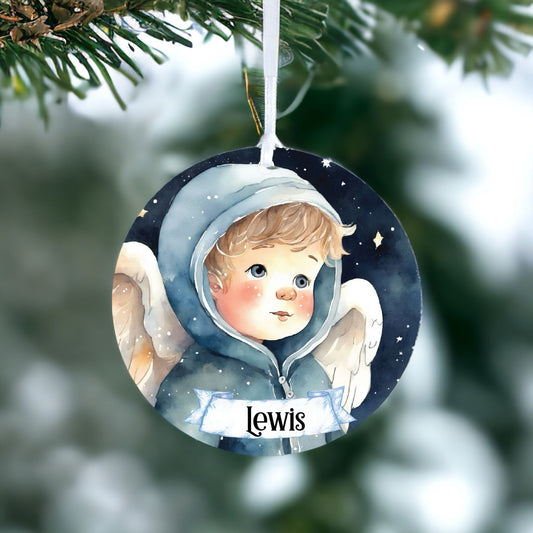Personalised Child Angel Memorial Wings F